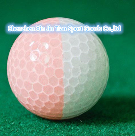 Two color golf ball