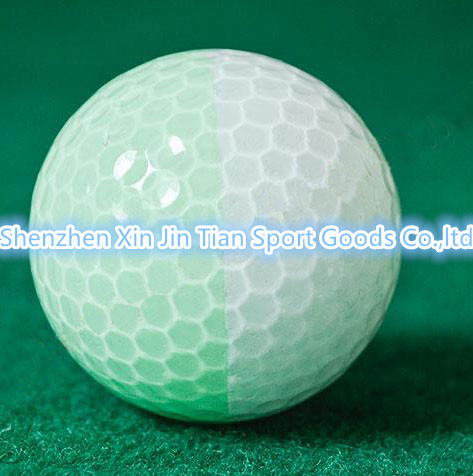 Two color golf ball